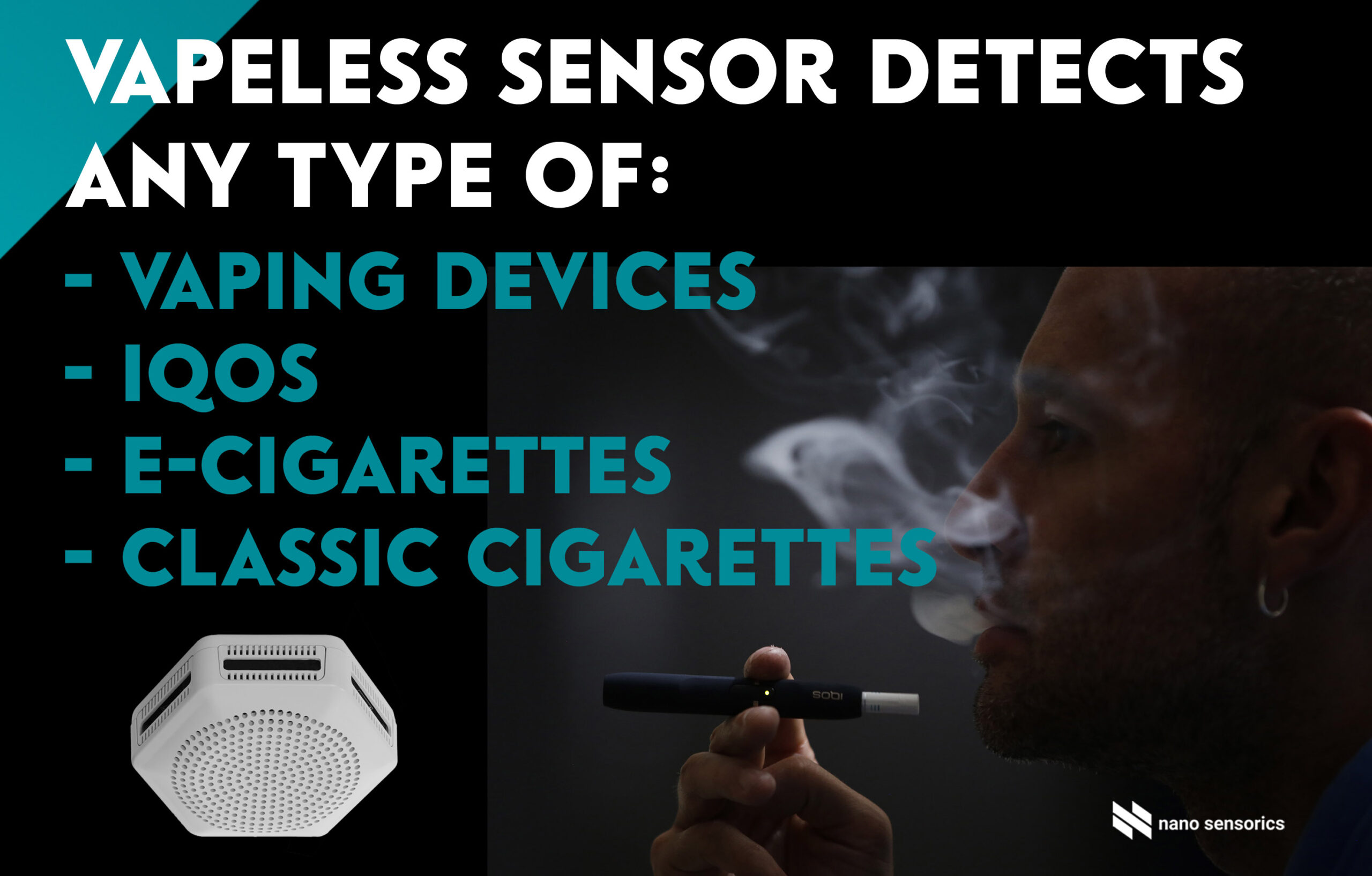 Revolutionary Vapeless Sensor: Detects All Types of Smoking Devices ...